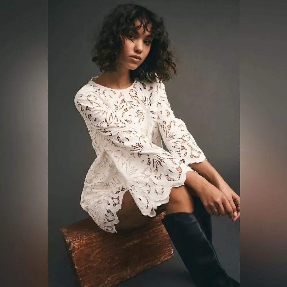 NWT FREE PEOPLE X MESTIZA MIRA MINI DRESS L